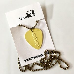 Upcycled Guitar Pick Necklace